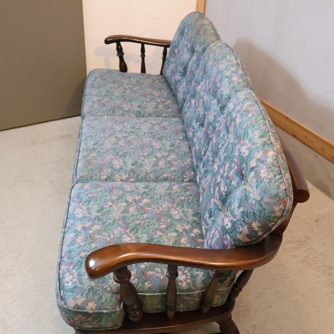 Karimoku カリモク COLONIAL コロニアル 3人掛椅子 WC67