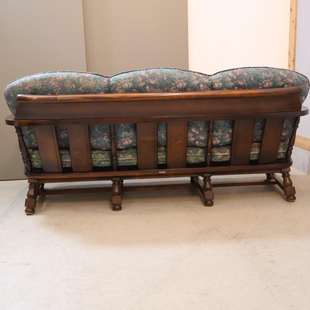 Karimoku カリモク COLONIAL コロニアル 3人掛椅子 WC67