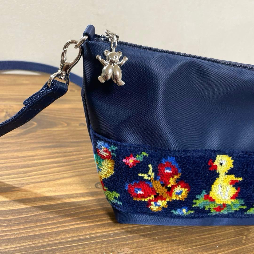 【新品未使用】フェイラー 学校ショルダーバッグ ハイジ　ネイビー