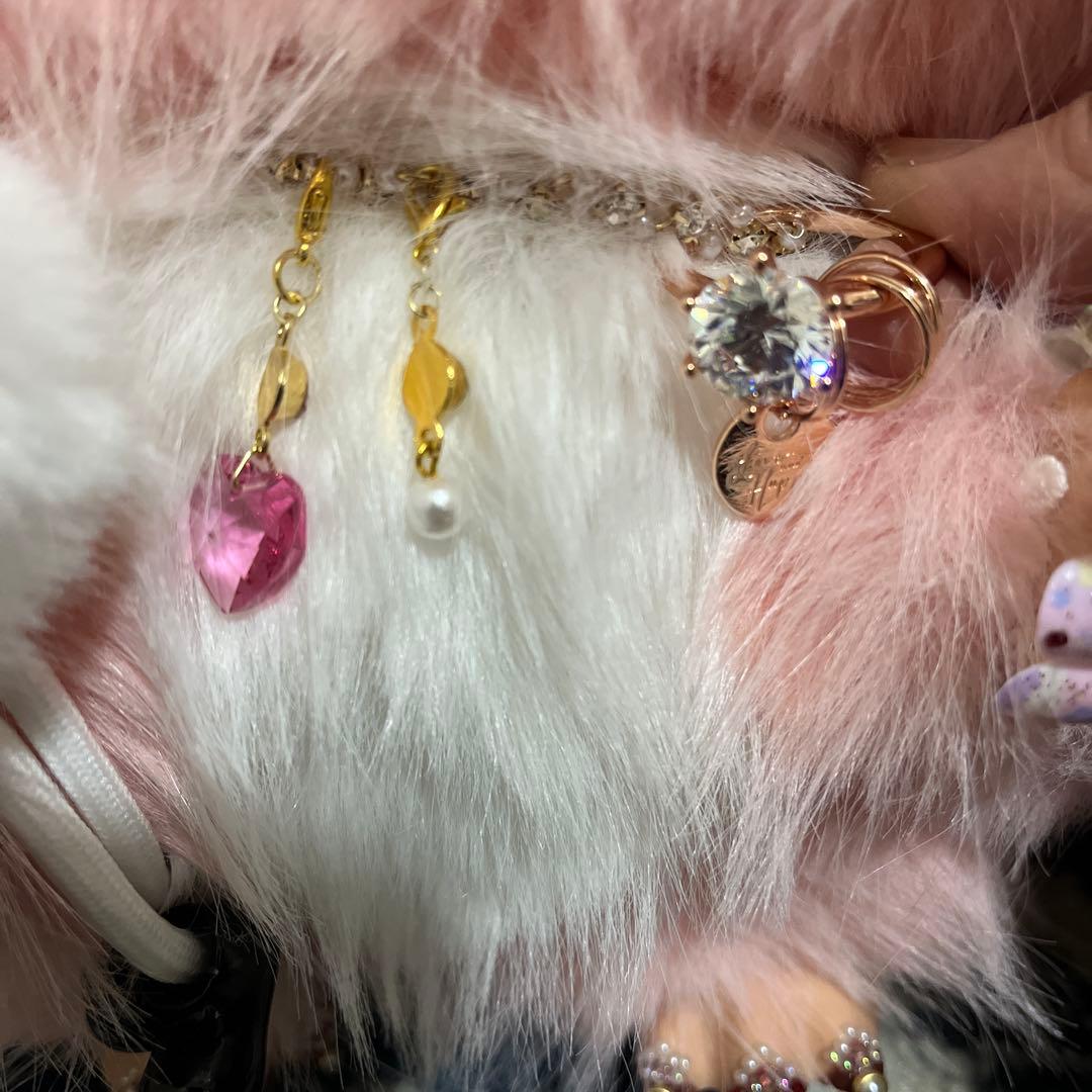 海外限定⭐️特大 ZIMOMO ジモモオリジナル ピンク&ホワイトカスタム