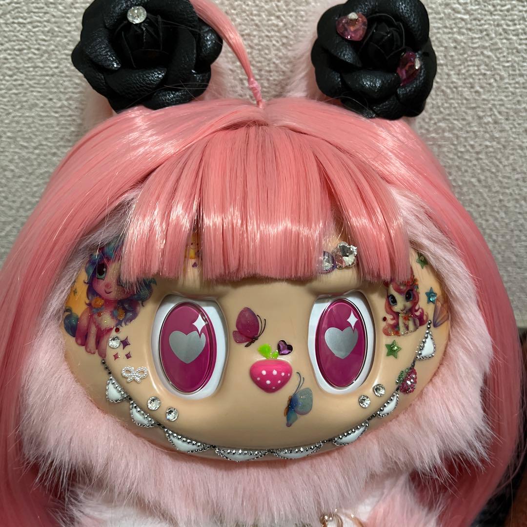 海外限定⭐️特大 ZIMOMO ジモモオリジナル ピンク&ホワイトカスタム