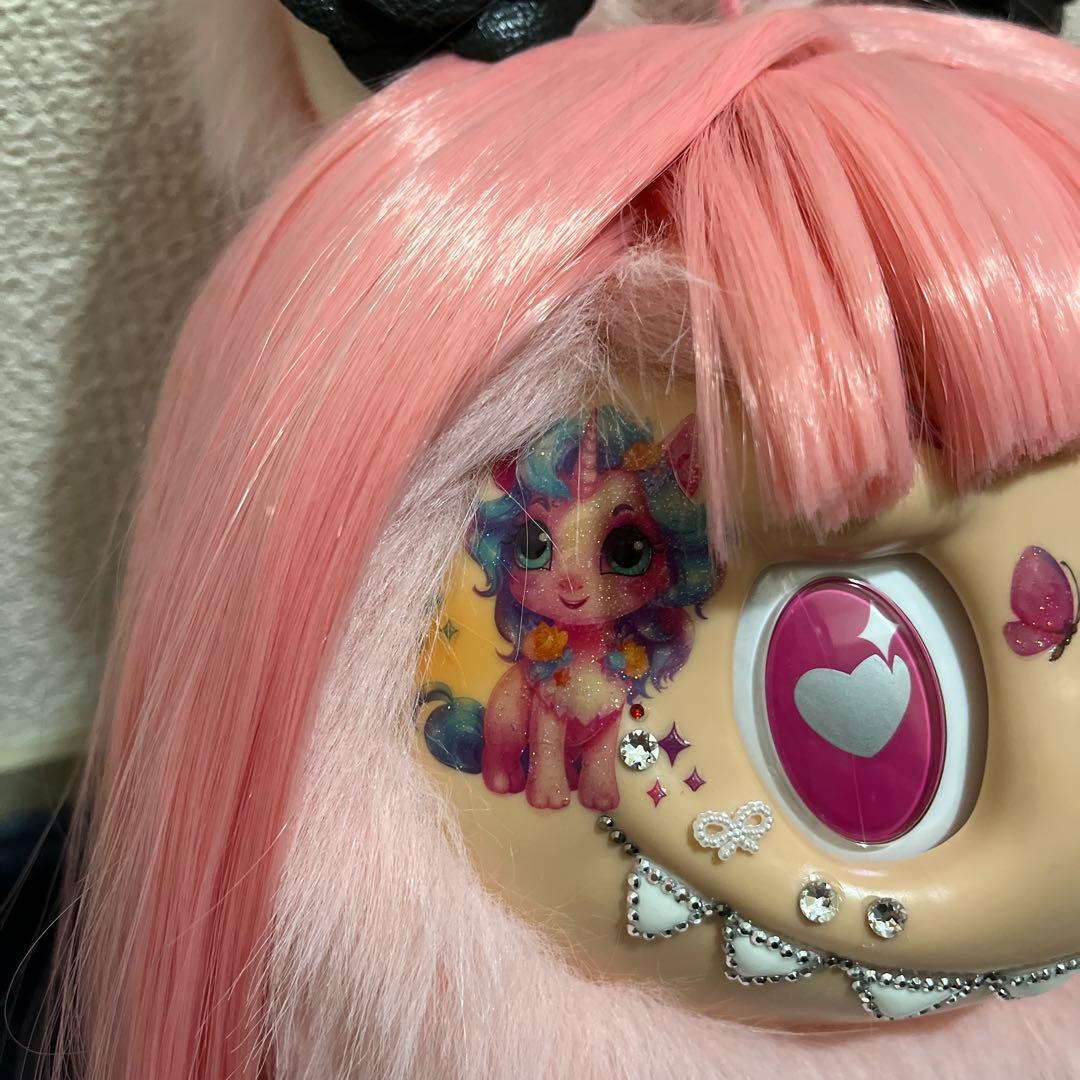 海外限定⭐️特大 ZIMOMO ジモモオリジナル ピンク&ホワイトカスタム