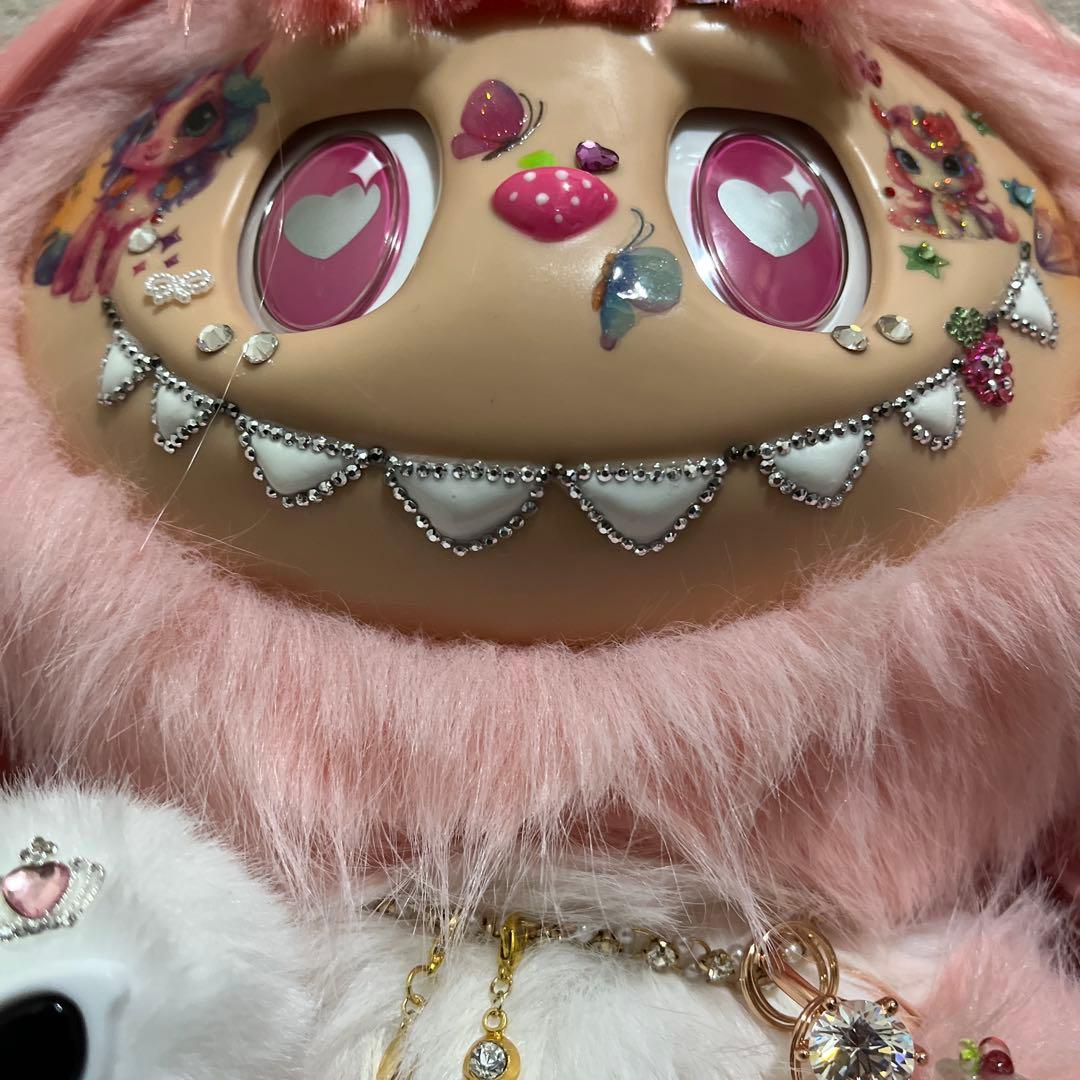 海外限定⭐️特大 ZIMOMO ジモモオリジナル ピンク&ホワイトカスタム