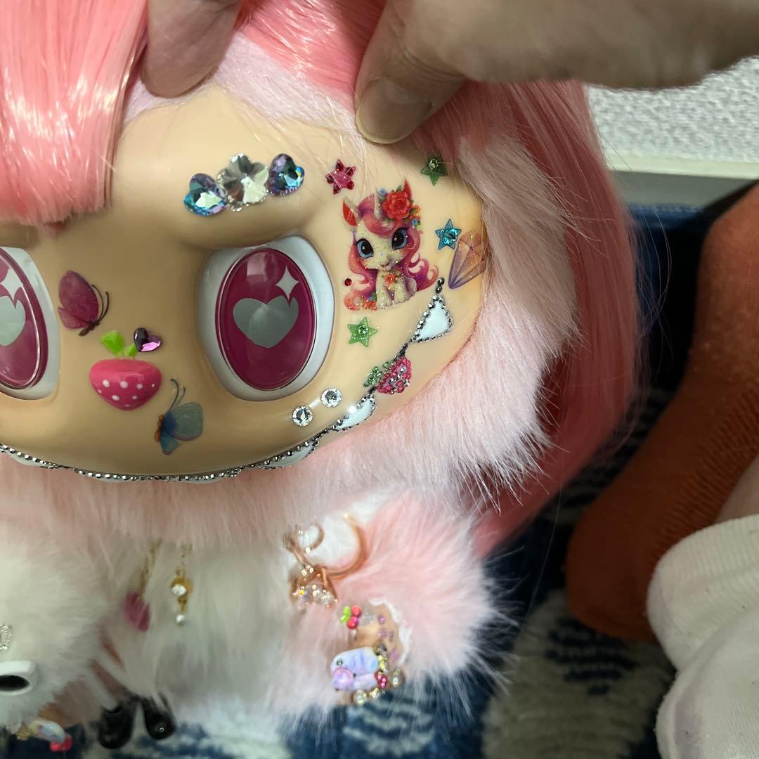 海外限定⭐️特大 ZIMOMO ジモモオリジナル ピンク&ホワイトカスタム