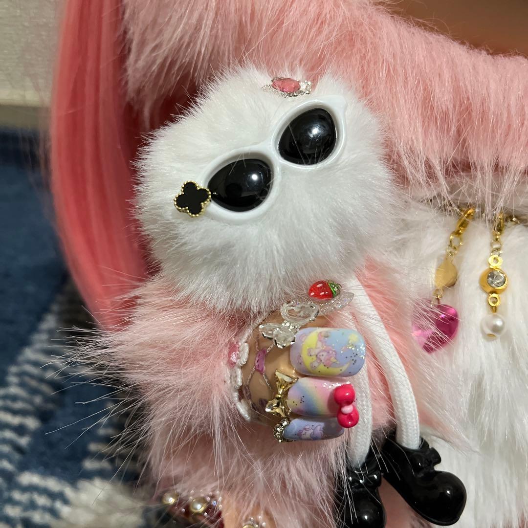 海外限定⭐️特大 ZIMOMO ジモモオリジナル ピンク&ホワイトカスタム