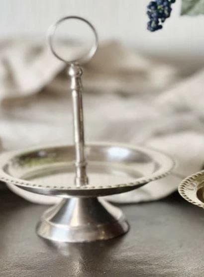 トレー シルバー アンティーク ディスプレイ クラシック 87144SD-SV