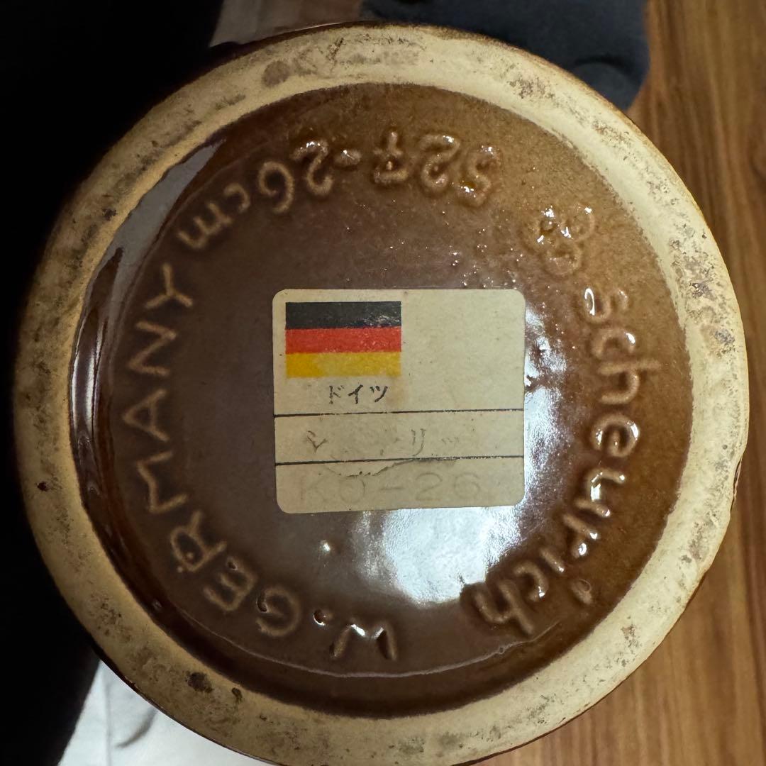 【W.GERMANY』西ドイツ　ヴィンテージ　壺