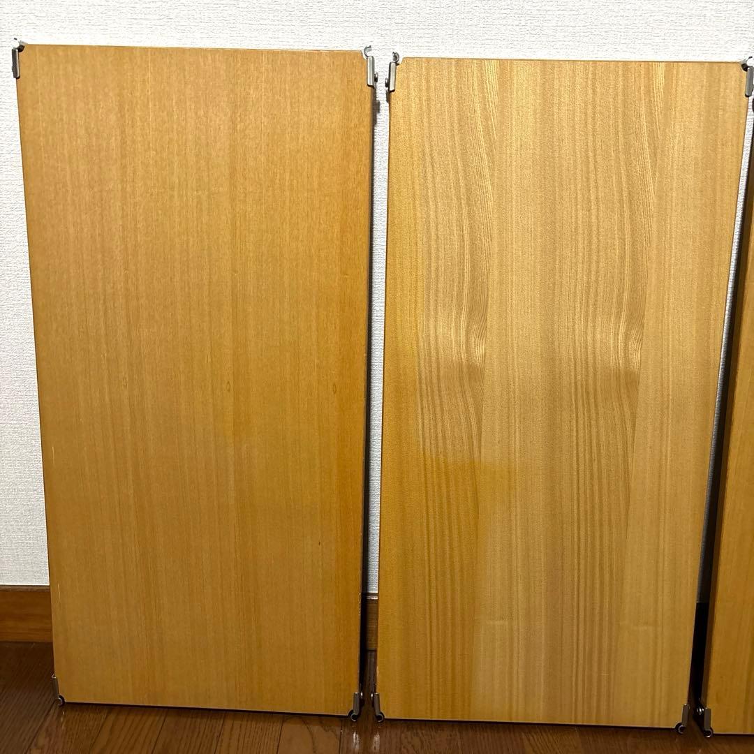 【良品】無印良品 ステンレスユニットシェルフ用 追加棚 棚板 ５枚
