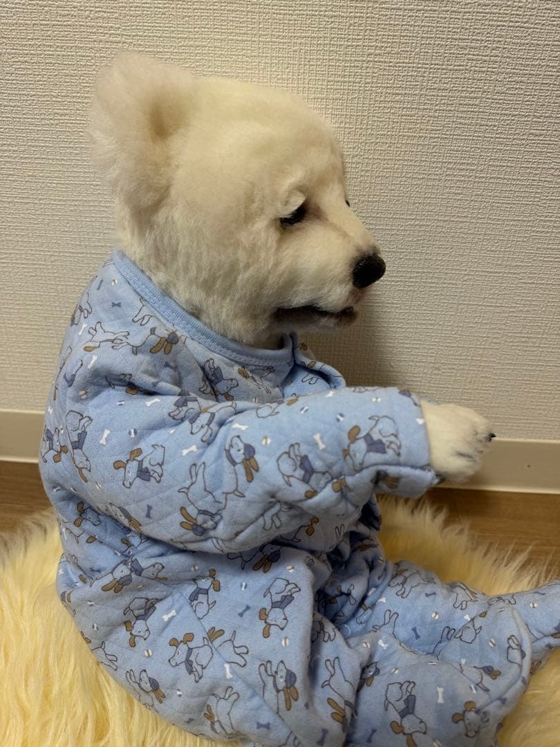 海外作家様作　赤ちゃんのシロクマ　テディベア