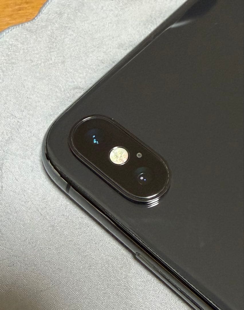 iPhoneX『256GB』『スペースグレー』『84%』