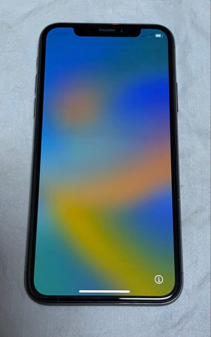 iPhoneX『256GB』『スペースグレー』『84%』