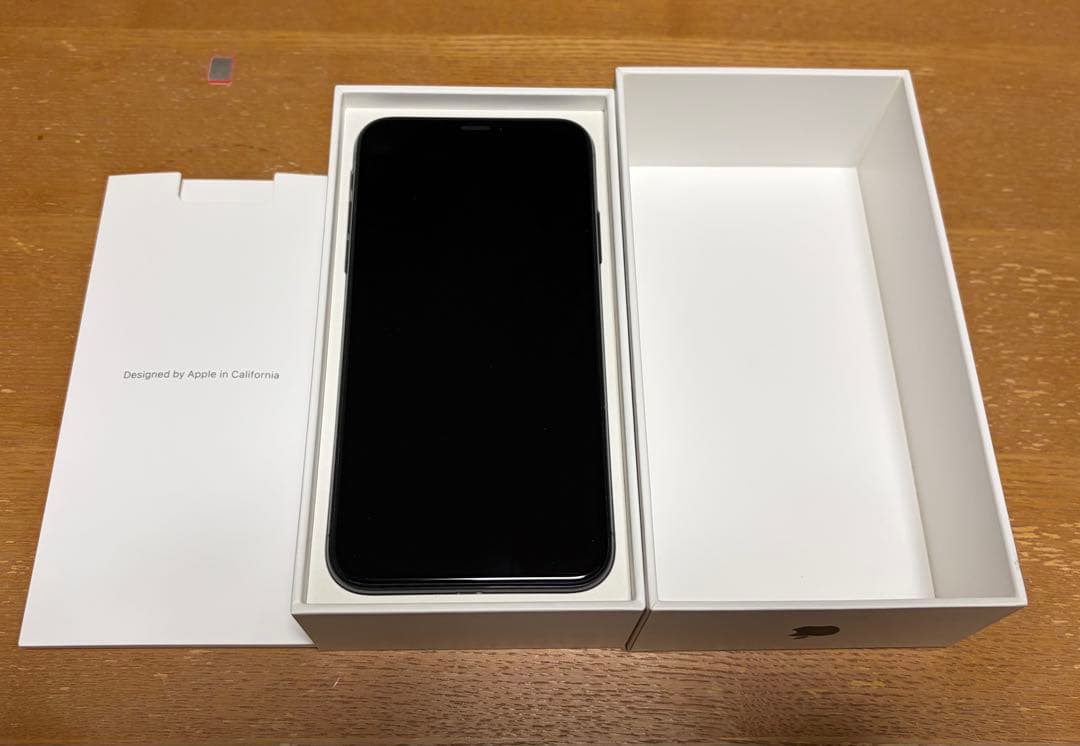 iPhoneX『256GB』『スペースグレー』『84%』