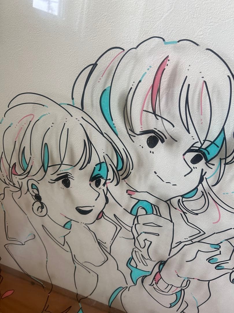 オリタケイさん 特大アクリルアート／展示会限定・一点もの