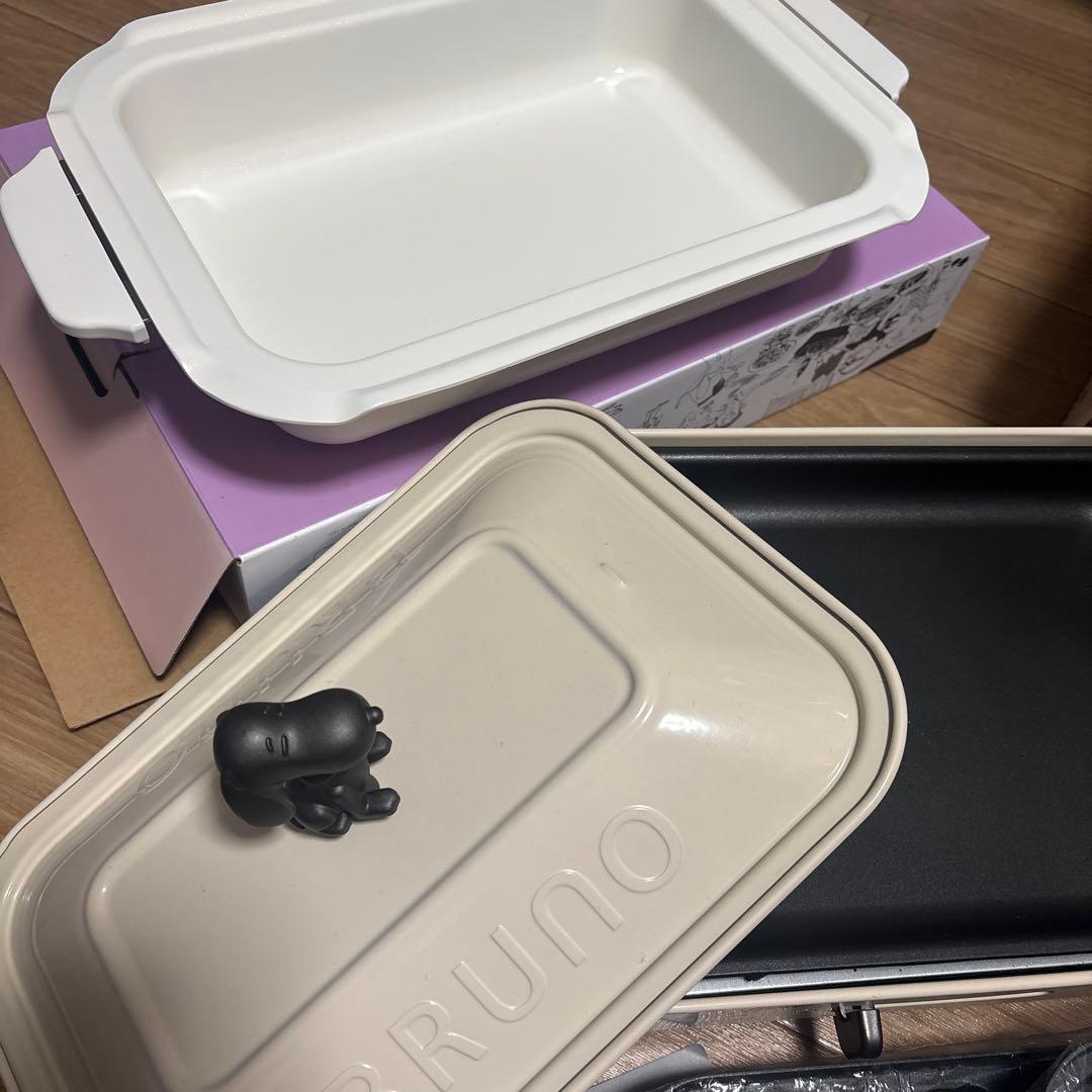 スヌーピー BRUNO コンパクトホットプレート