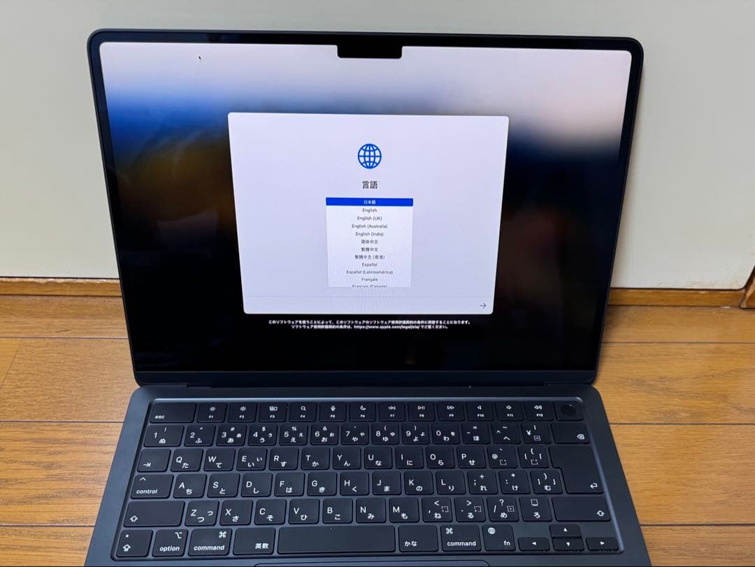 MacBookAir M2 13.6インチ 8GB / 256GB ミッドナイト