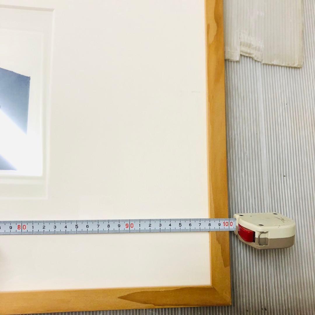 I61コレクション品✨黒木周 版画 クロスグラフ 額装品 アート作品 インテリア