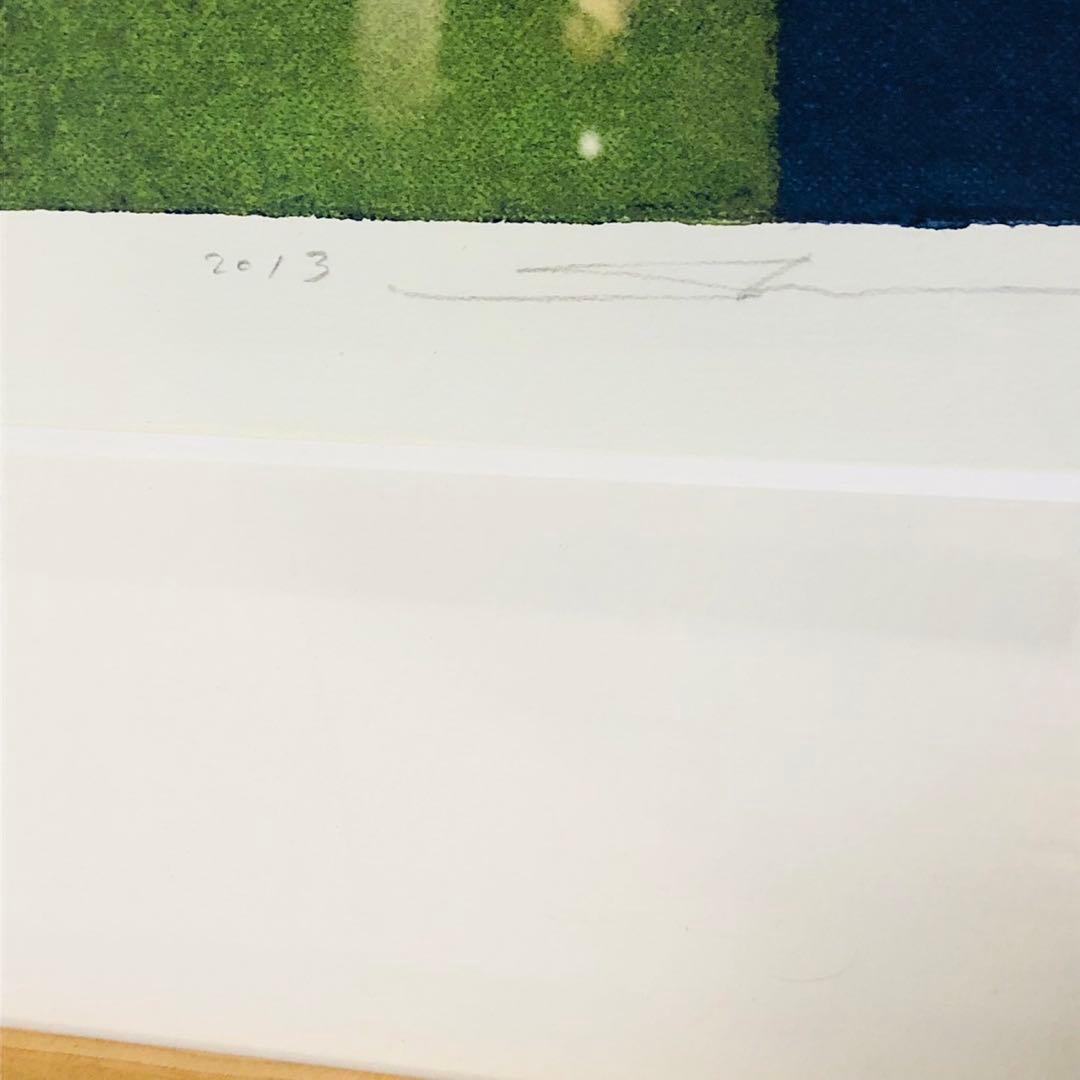 I61コレクション品✨黒木周 版画 クロスグラフ 額装品 アート作品 インテリア