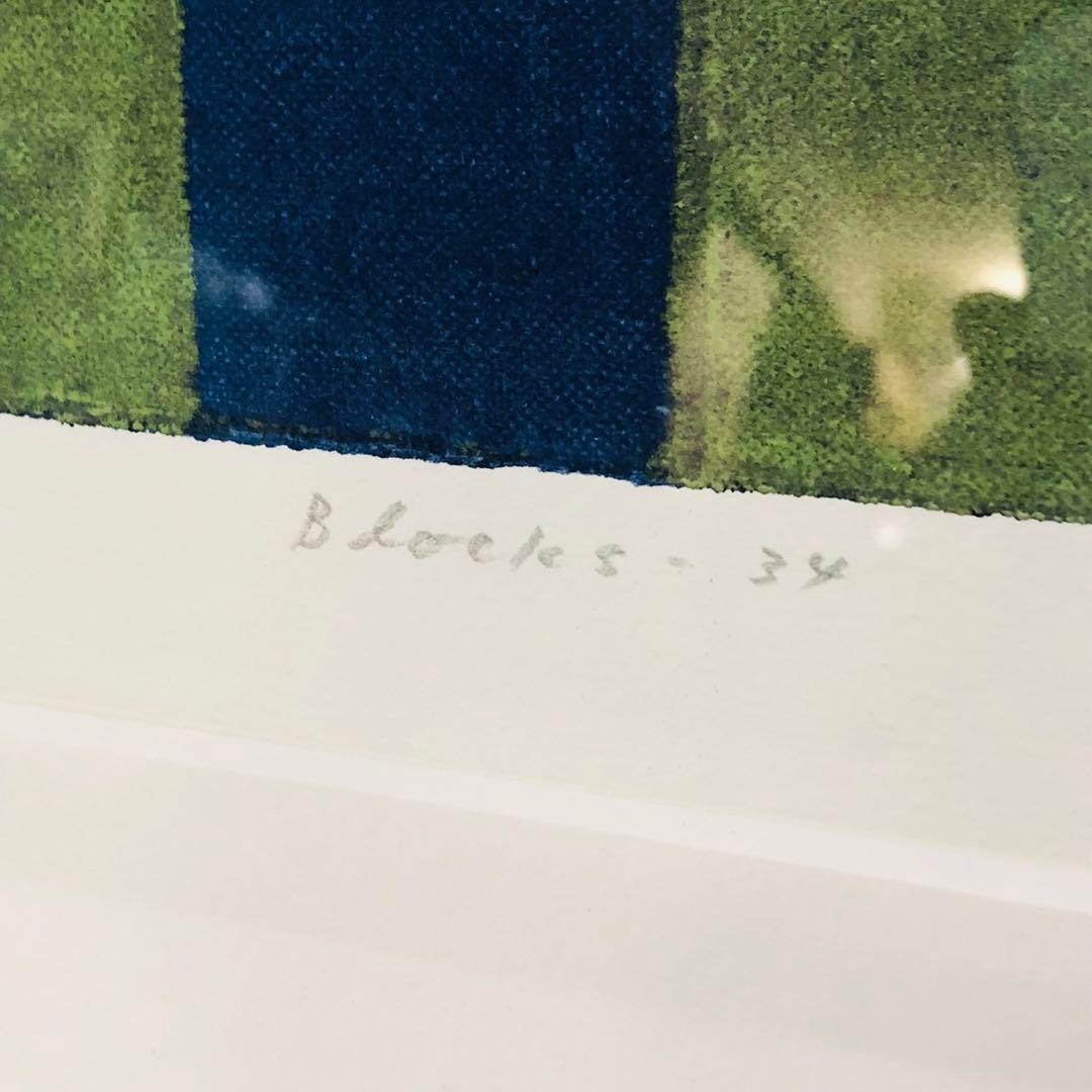 I61コレクション品✨黒木周 版画 クロスグラフ 額装品 アート作品 インテリア