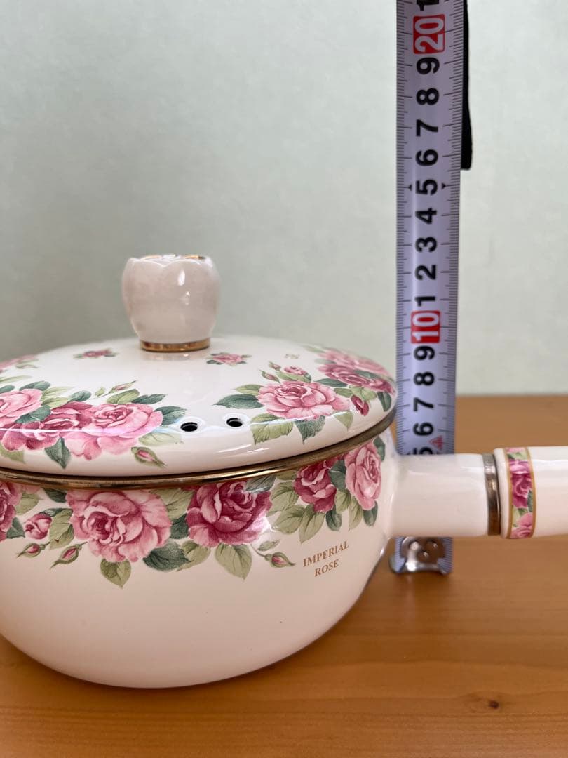 ejiry★エジリ★インペリアルローズ★片手鍋★ホーロー★16㎝