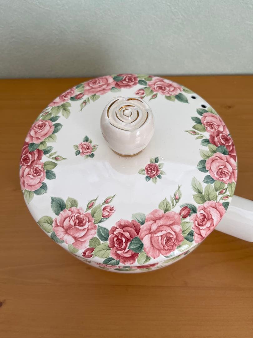 ejiry★エジリ★インペリアルローズ★片手鍋★ホーロー★16㎝