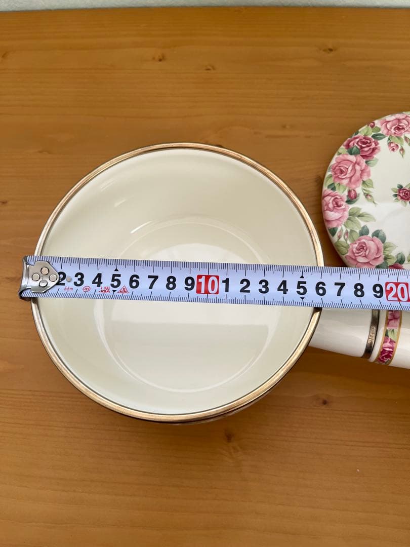 ejiry★エジリ★インペリアルローズ★片手鍋★ホーロー★16㎝