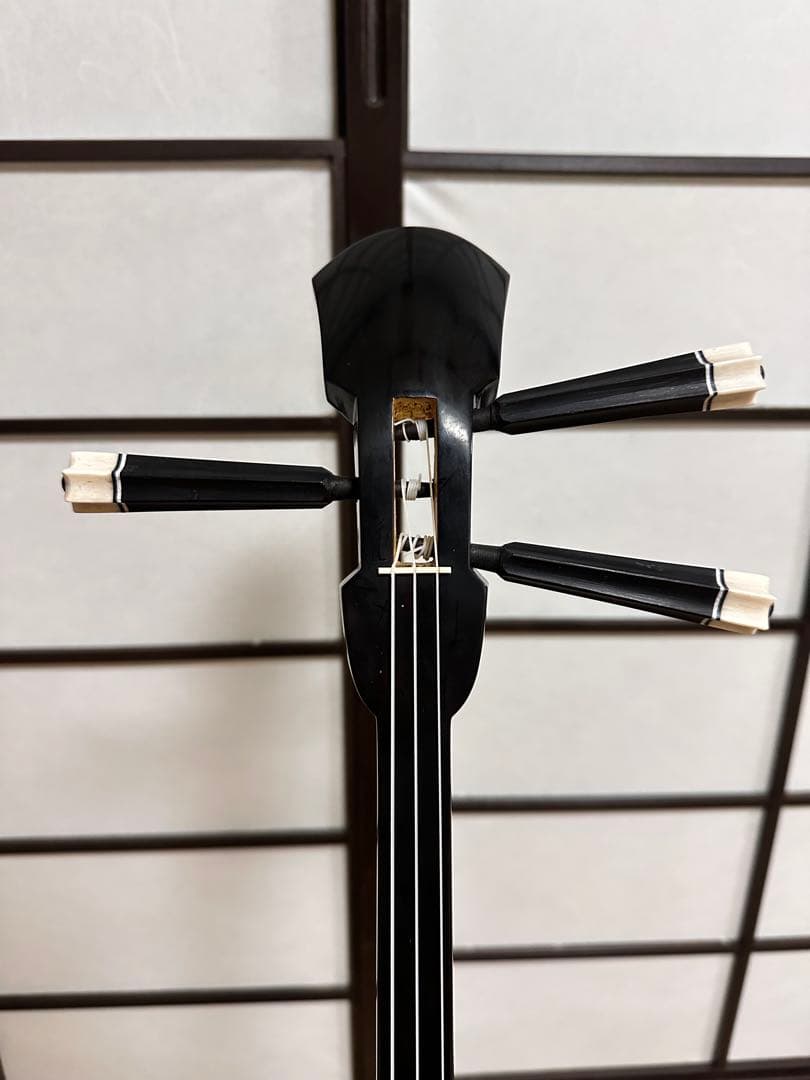 琉球楽器またよし 最高級三線 江戸與那城型 ケース付き