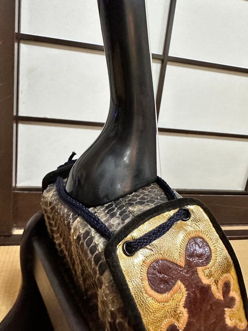 琉球楽器またよし 最高級三線 江戸與那城型 ケース付き