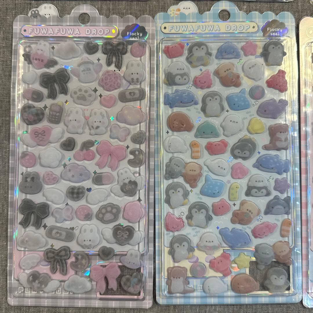 コットンパフィー 8枚セット スヌーピー