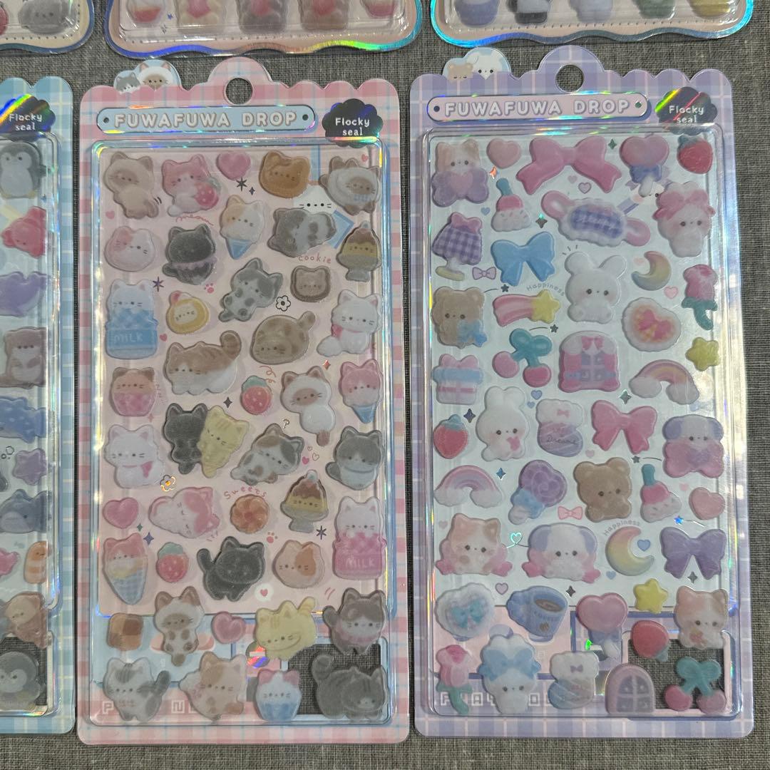 コットンパフィー 8枚セット スヌーピー