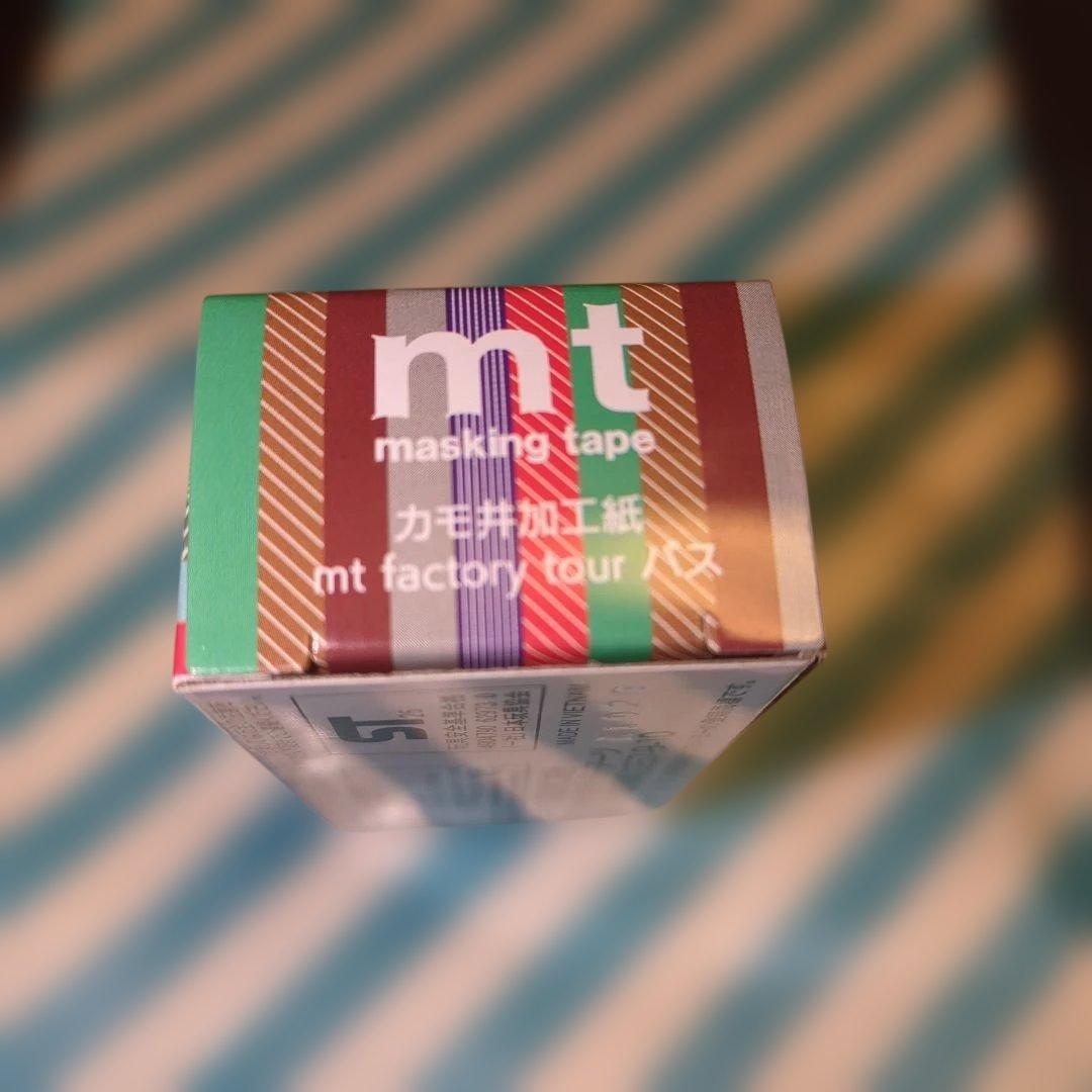 カモ井加工紙 mt factory tour バス　2台