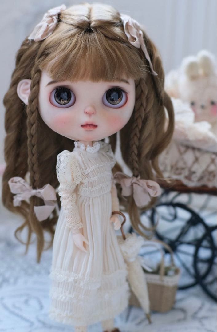 作家様カスタムブライス 人形 かわいい 幼い メイ フルセット