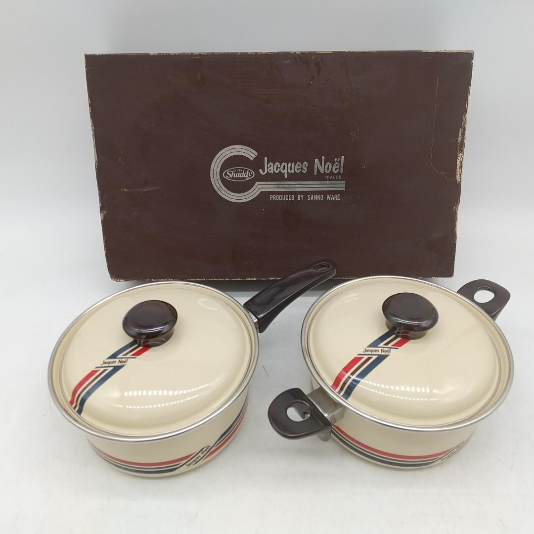 2681番 江尻ホーロー ejiry ジャックノエルデザイン ホーロー 片手鍋