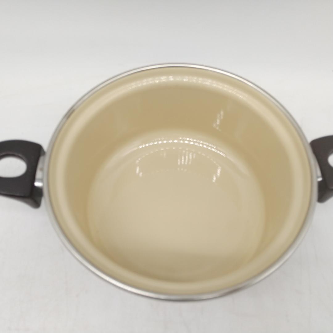 2681番 江尻ホーロー ejiry ジャックノエルデザイン ホーロー 片手鍋