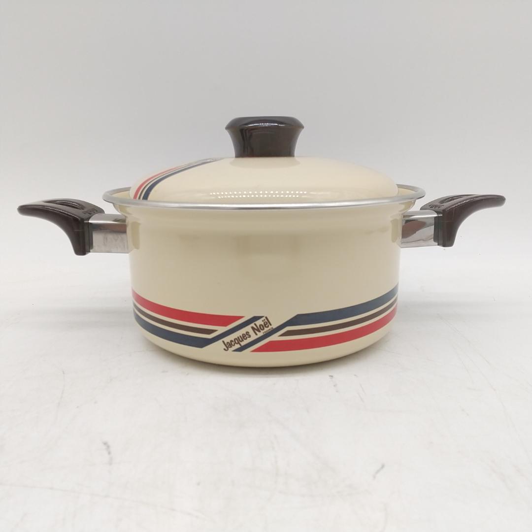 2681番 江尻ホーロー ejiry ジャックノエルデザイン ホーロー 片手鍋