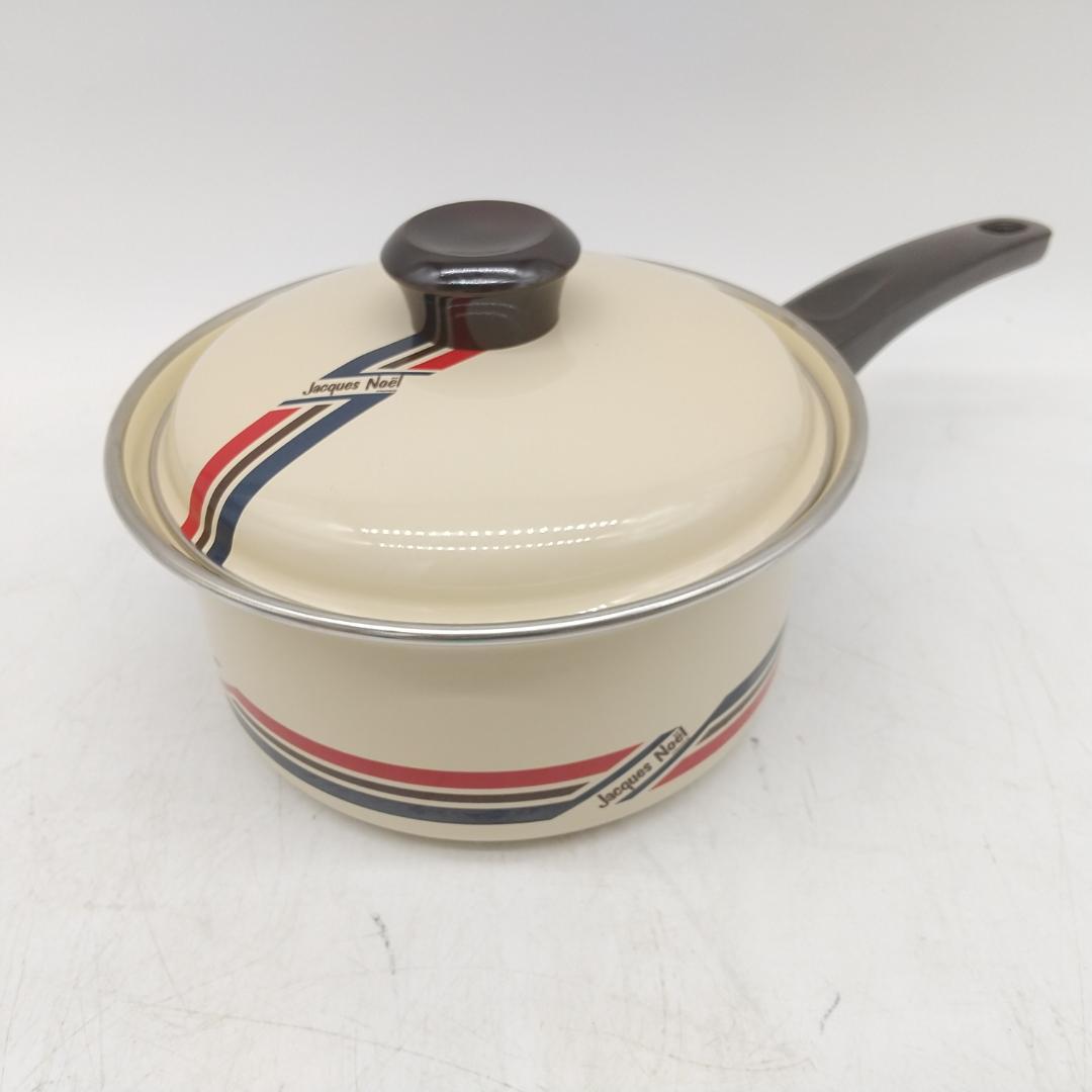 2681番 江尻ホーロー ejiry ジャックノエルデザイン ホーロー 片手鍋