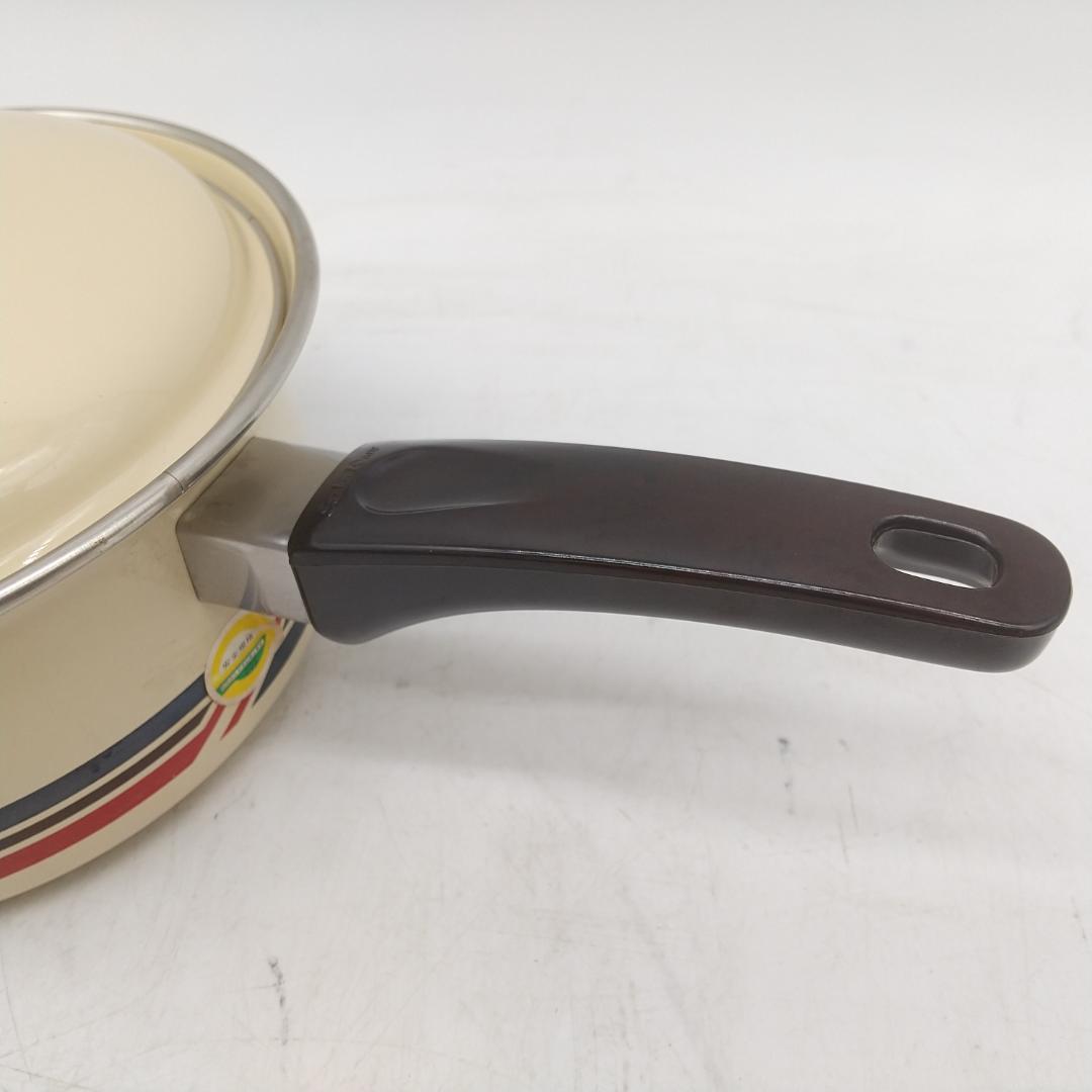 2681番 江尻ホーロー ejiry ジャックノエルデザイン ホーロー 片手鍋