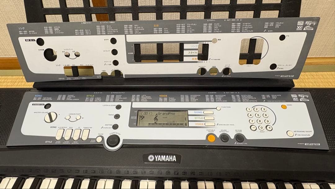 Yamaha PSR-E213 電子ピアノ電子キーボード 説明書・楽譜付き
