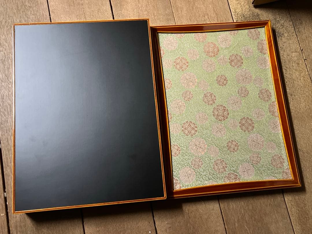 和風デザイン 蓋付き収納ボックス