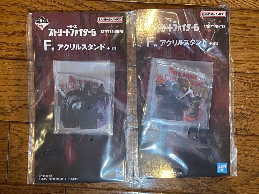 一番くじ ストリートファイター6 E賞、F賞、G賞、H賞、ラストワン賞　セット