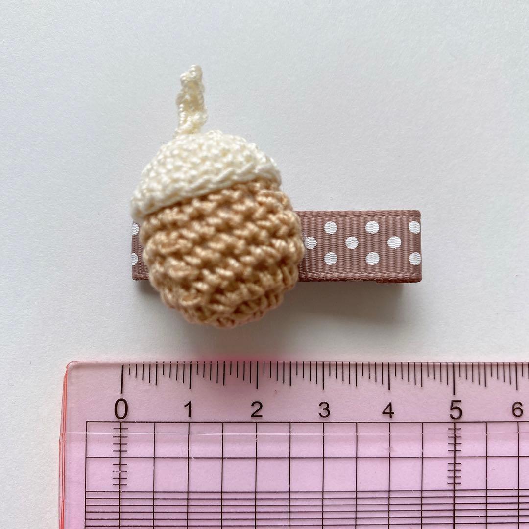 ❁コロコロどんぐり❁ ベビーヘアピン　ベビーヘアクリップ　ベビーヘアゴム