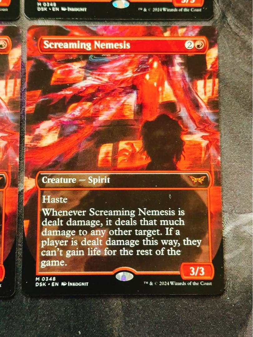 【ショーケース】叫ぶ宿敵　英語　4枚セット