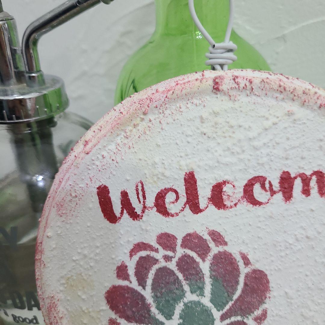 リメイク缶　ガーデンプレート　インテリアプレート　多肉植物　乙女心