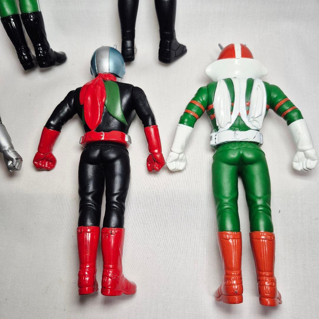 昭和仮面ライダー　ソフビフィギュアセット17センチ