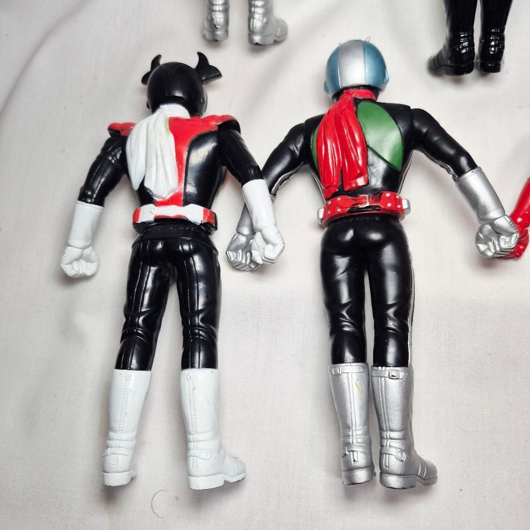 昭和仮面ライダー　ソフビフィギュアセット17センチ