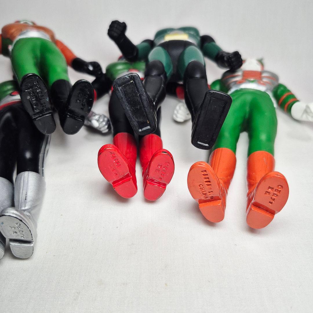 昭和仮面ライダー　ソフビフィギュアセット17センチ