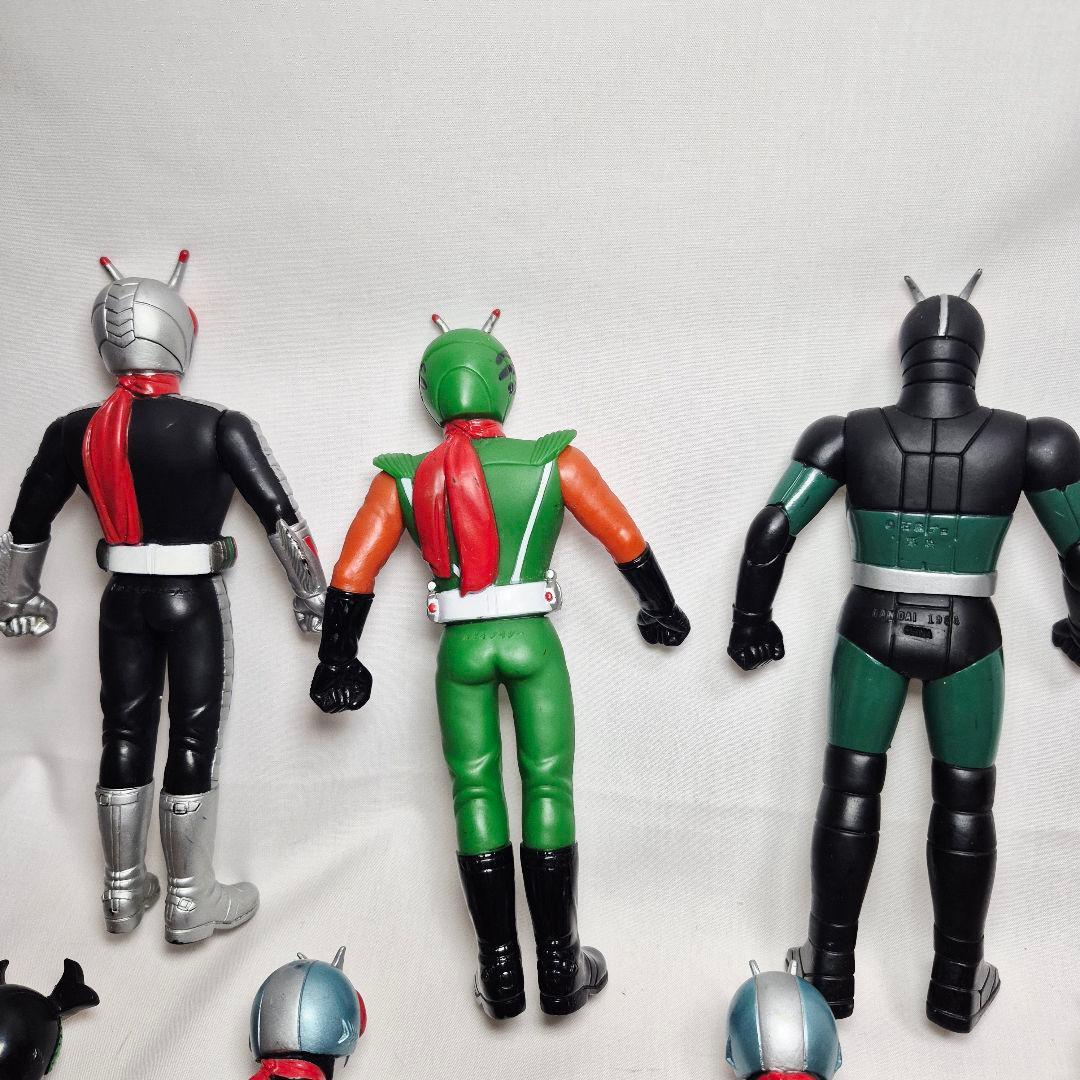 昭和仮面ライダー　ソフビフィギュアセット17センチ