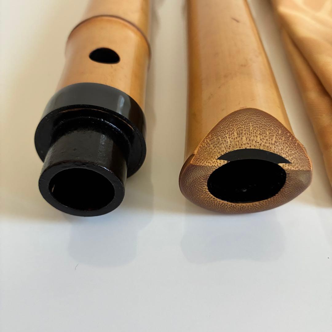 尺八　２代目河野玉水　都山流２尺１寸正寸管(伝統調律)