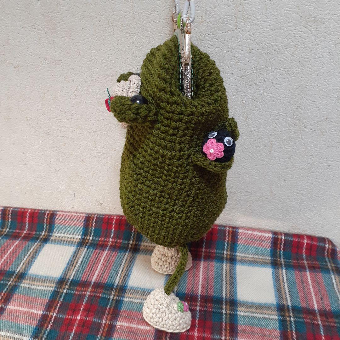 専用　ハンドメイド　かえる　がま口　バッグ　②