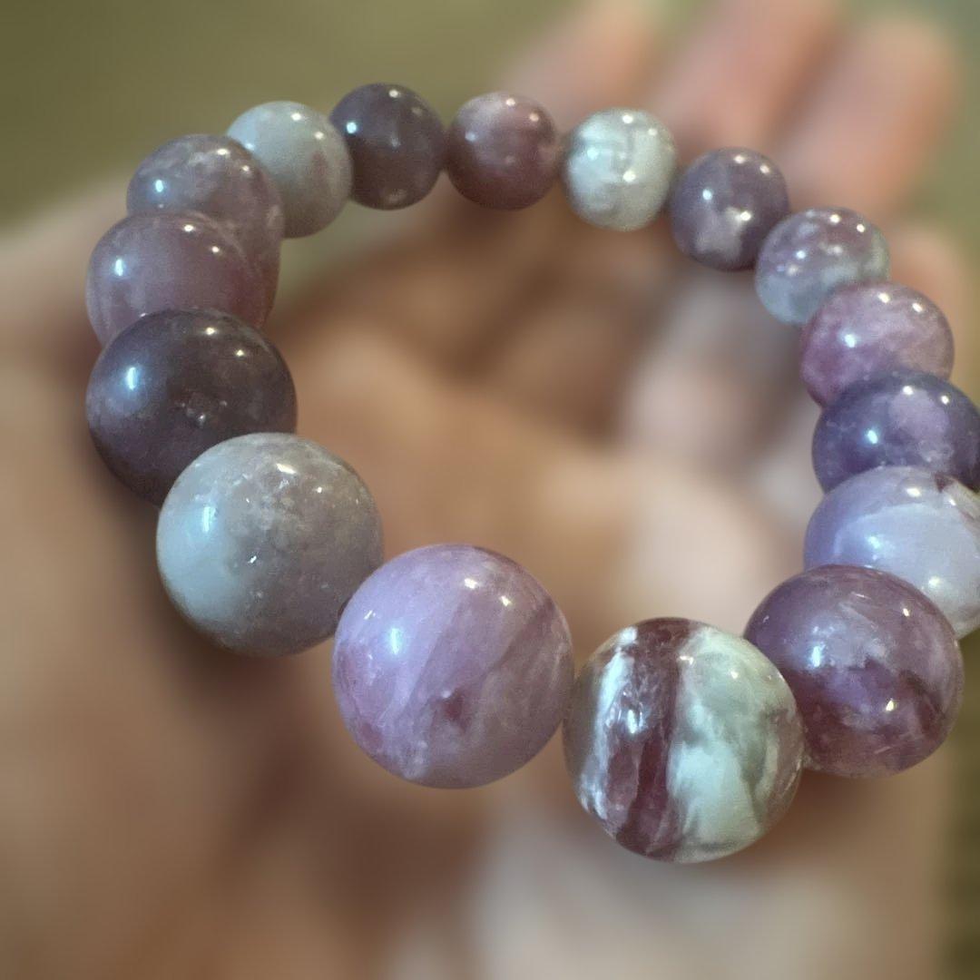 雲母ブレスレット　天然石