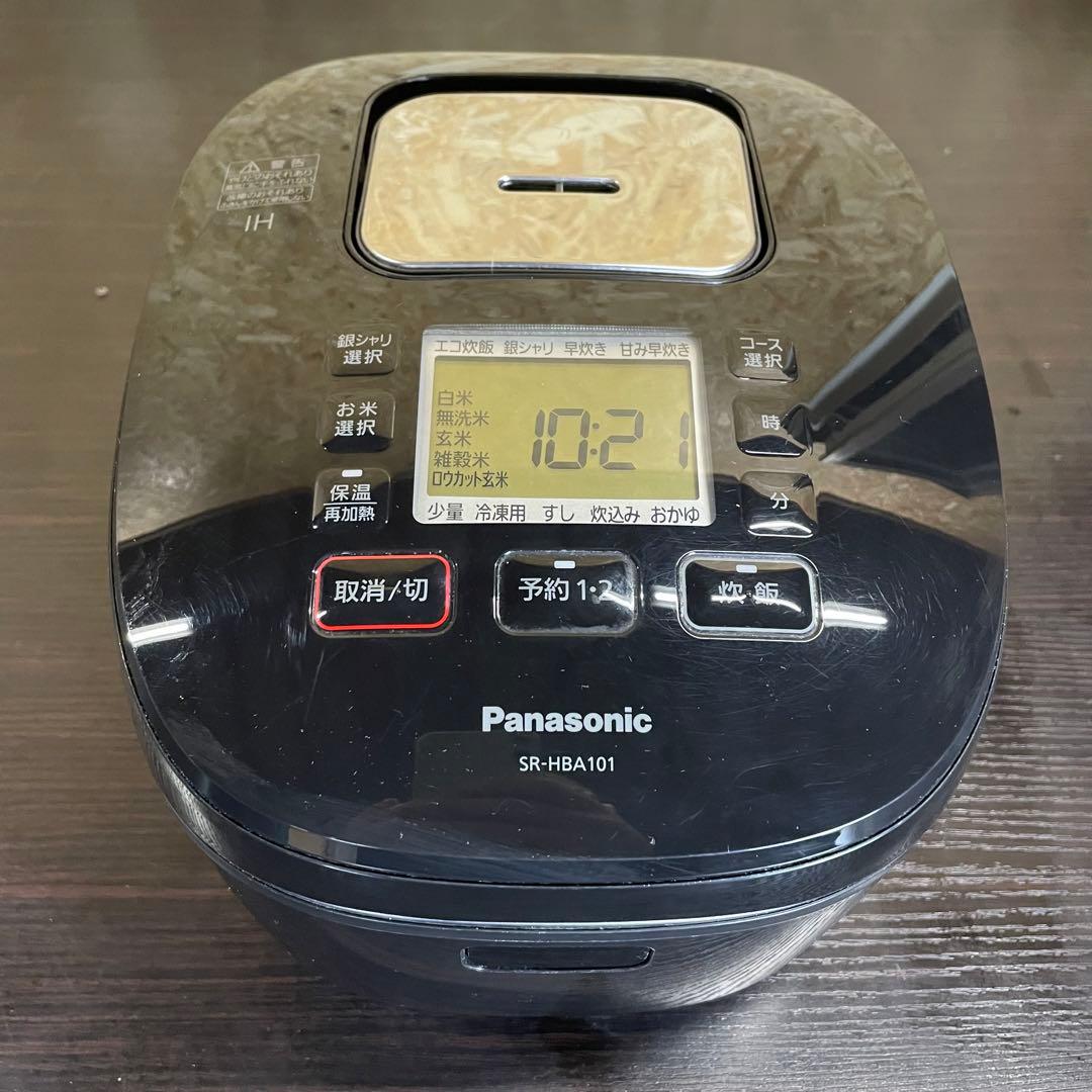 パナソニック IHジャー炊飯器 SR-HBA101 5.5合 2022年製